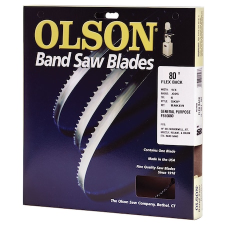 OLSON SAW BLADE BAND 80X3/16"" 10T FB10080